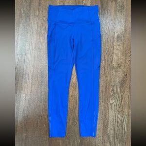 Lululemon, 2019 Seawheeze, Fast & Free Leggings, Size 6, Blue